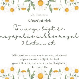 Böjt és megújulás lépésről lépésre – teljes sorozat