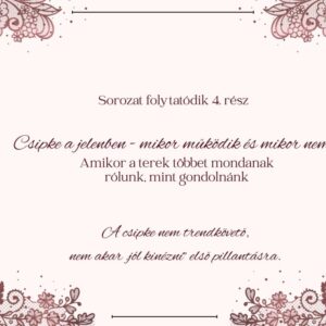 Pink Illustrated Lace Wedding Invitation 5