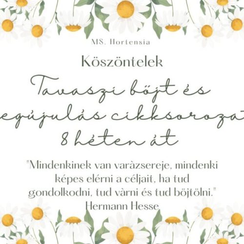 Böjt és megújulás lépésről lépésre – teljes sorozat